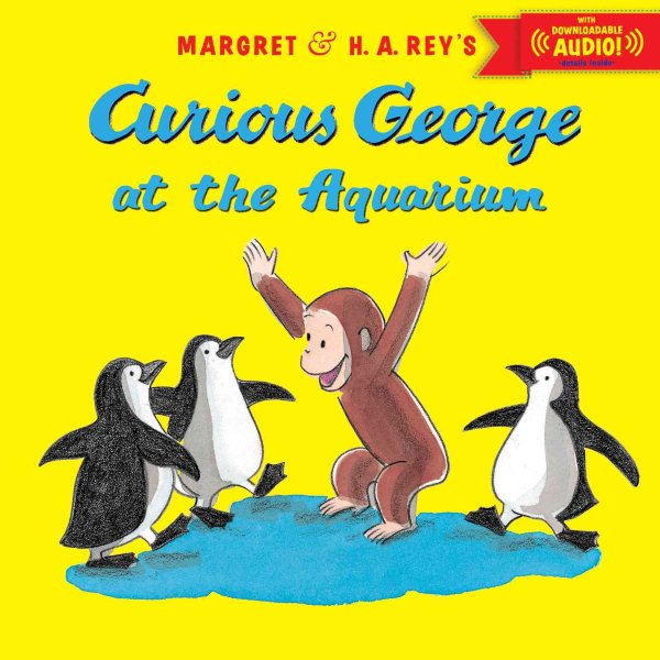 Curious George at the Aquarium with downloadable audio cover
