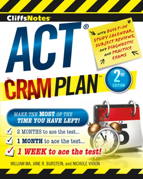 CliffsNotes Act Cram Plan, 2nd Edition (Cliffsnotes Cram Plan) cover