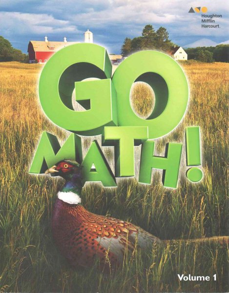 HMH GoMath!: Student Edition (StA) Volume 1  Grade 5 2016 cover