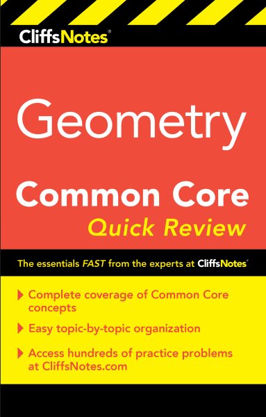 CliffsNotes Geometry Common Core Quick Review cover