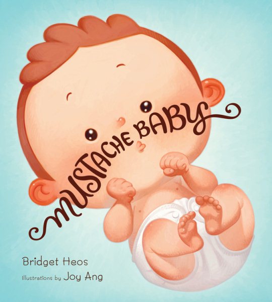 Mustache Baby Board Book cover