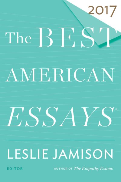 The Best American Essays 2017 cover