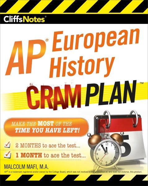 CliffsNotes AP European History Cram Plan cover
