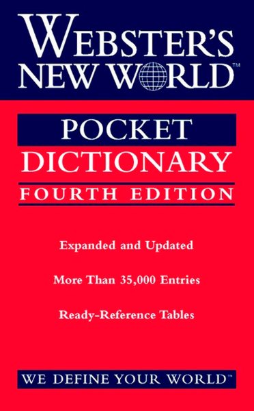 Webster's New World Pocket Dictionary, Fourth Edition cover