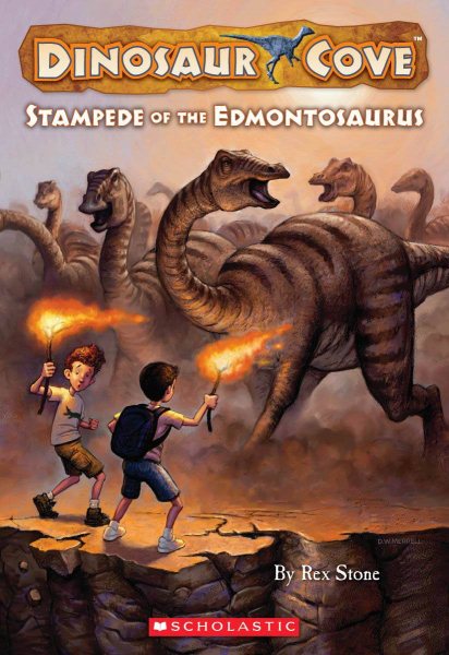 Stampede of the Edmontosaurus cover