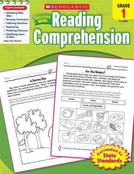 Scholastic Success with Reading Comprehension, Grades 1 cover
