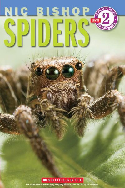 Spiders (Nic Bishop: Scholastic Reader, Level 2) cover