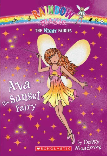 Ava the Sunset Fairy (Rainbow Magic Night Fairies #1) cover