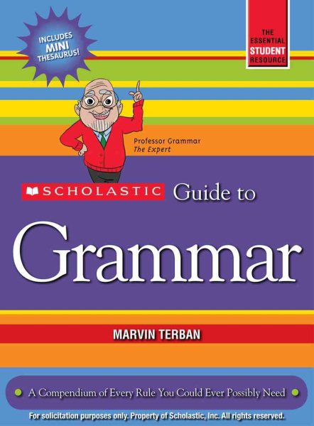 Scholastic Guide to Grammar cover