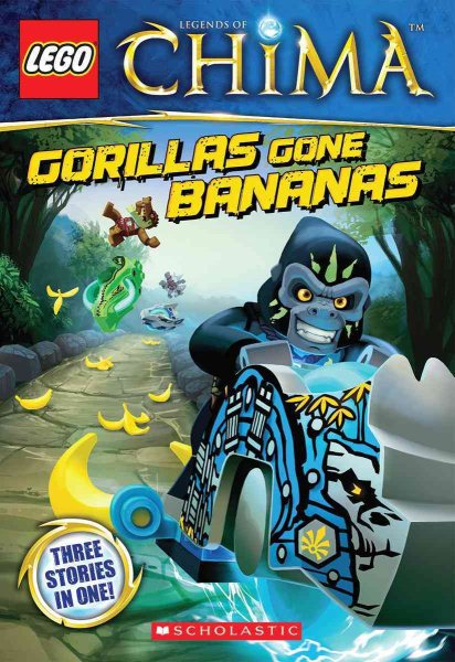 LEGO Legends of Chima: Gorillas Gone Bananas Chapter Book #3 cover