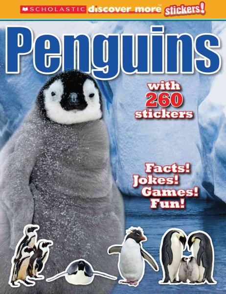 Penguins (Scholastic Discover More with Stickers) cover
