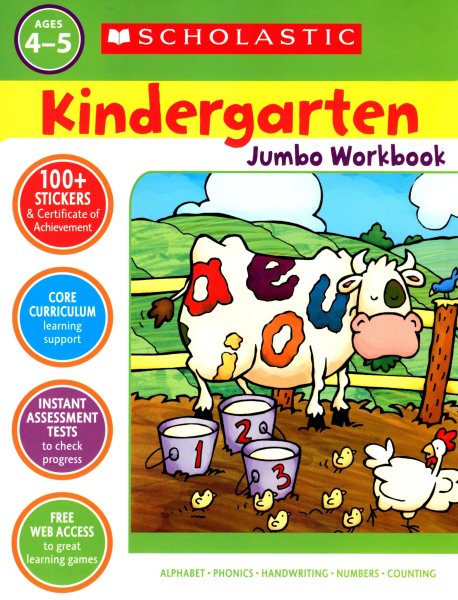 Scholastic Kindergarten Jumbo Workbook cover