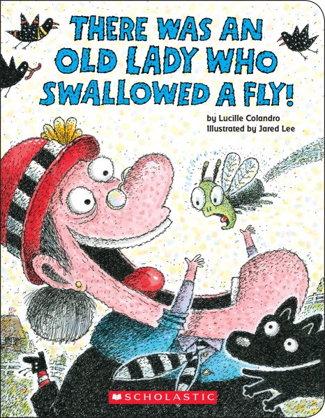 There Was an Old Lady Who Swallowed a Fly!: A Board Book cover