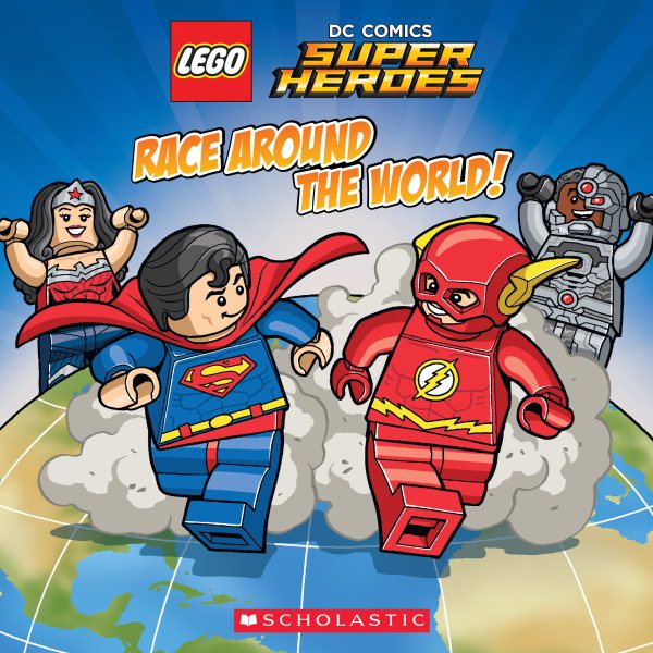 Race Around The World! (LEGO DC Super Heroes: 8x8) cover