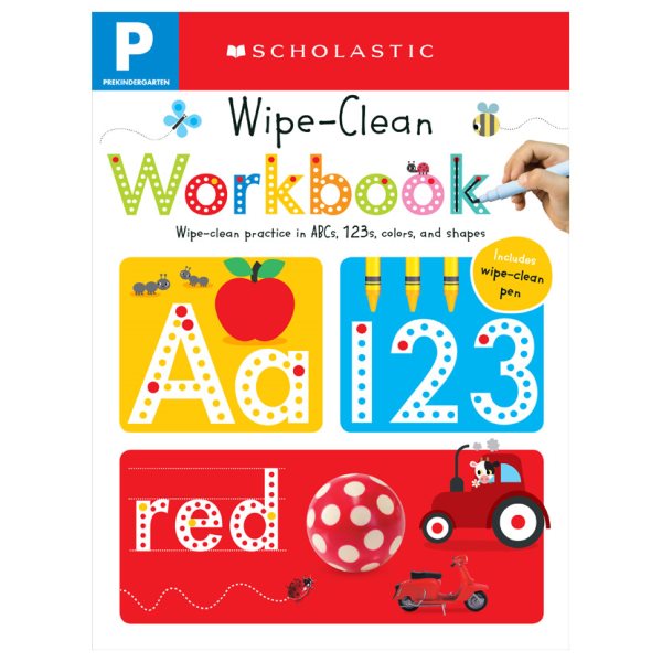 Pre-K Wipe-Clean Workbook: Scholastic Early Learners (Wipe-Clean) cover