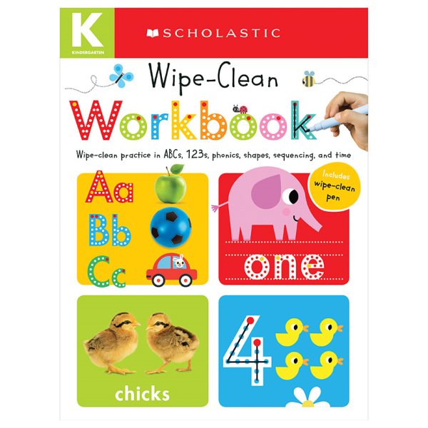 Wipe Clean Workbook: Kindergarten (Scholastic Early Learners) cover