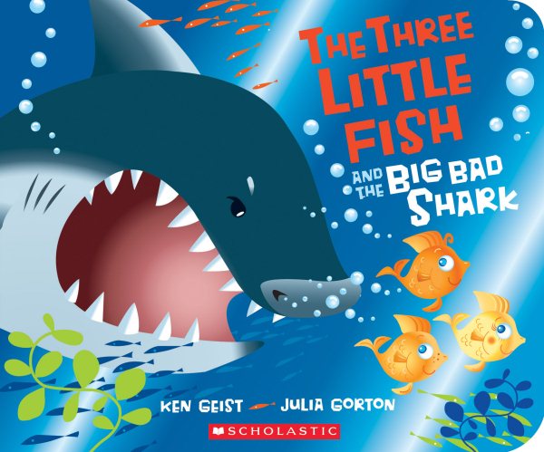 The Three Little Fish and the Big Bad Shark: A Board Book cover