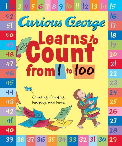 Curious George Learns to Count from 1 to 100 cover