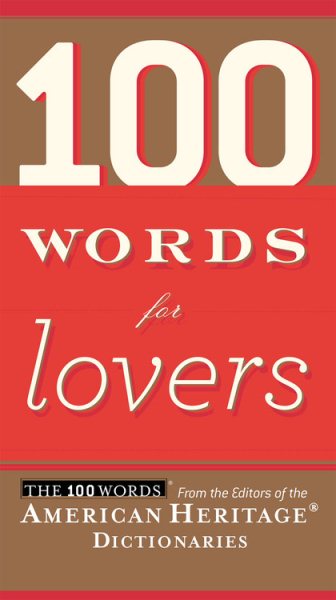 100 Words for Lovers cover