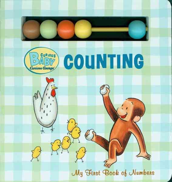 Curious Baby Counting (Curious George Board Book with Beads) (Curious Baby Curious George) cover