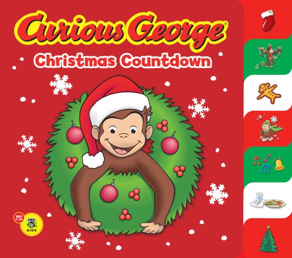 Curious George Christmas Countdown (CGTV Tabbed BB) cover