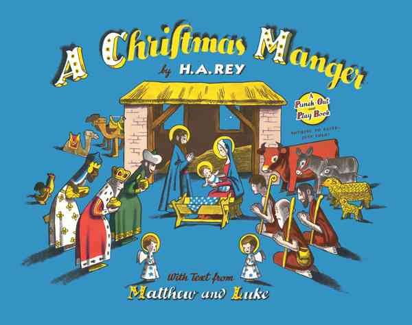 A Christmas Manger (Punch-Out-And-Play Books) cover