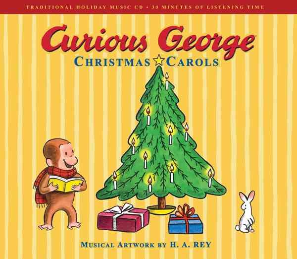 Curious George Christmas Carols Book & CD cover