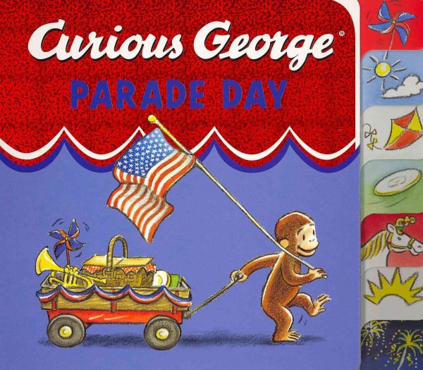Curious George Parade Day Tabbed Board Book cover