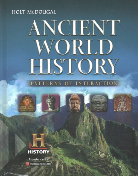 Ancient World History: Patterns of Interaction: Student Edition 2012 cover