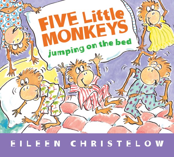 Five Little Monkeys Jumping On The Bed (padded Board Book) (A Five Little Monkeys Story) cover