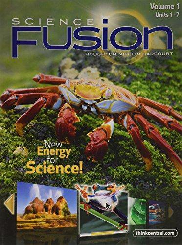 Science Fusion Volume 1 Units 1-7 Gr 5 cover