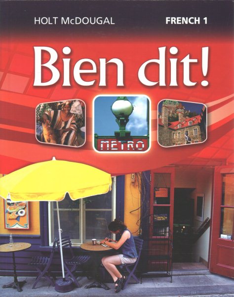 Bien Dit!: Student Edition Level 1 2013 (French Edition) cover