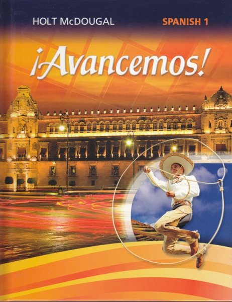 ¡avancemos!: Student Edition Level 1 2013 (Spanish Edition) cover