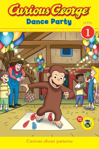 Curious George Dance Party CGTV Reader cover