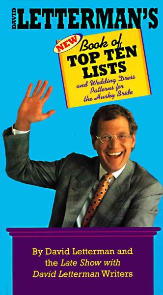 David Letterman's Book of Top Ten Lists: and Wedding Dress Patterns for the Husky Bride cover