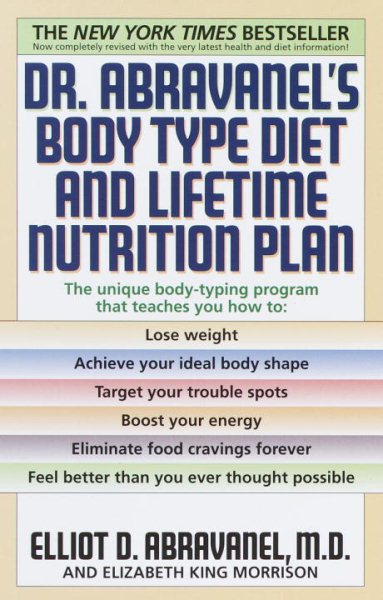 Dr. Abravanel's Body Type Diet and Lifetime Nutrition Plan cover