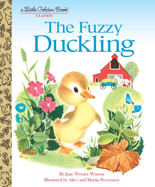 The Fuzzy Duckling (Little Golden Book) cover