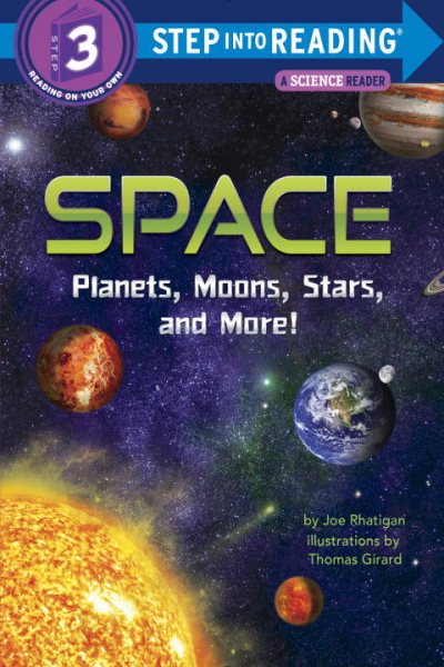 Space: Planets, Moons, Stars, and More! (Step into Reading) cover