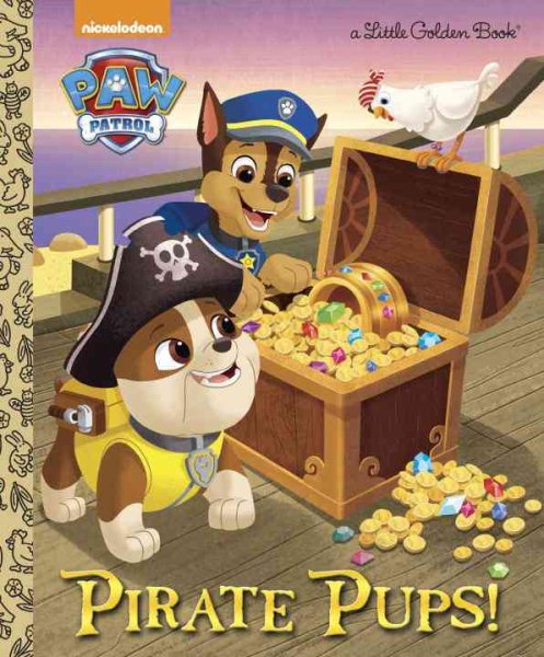 Pirate Pups! (Paw Patrol) (Little Golden Book) cover