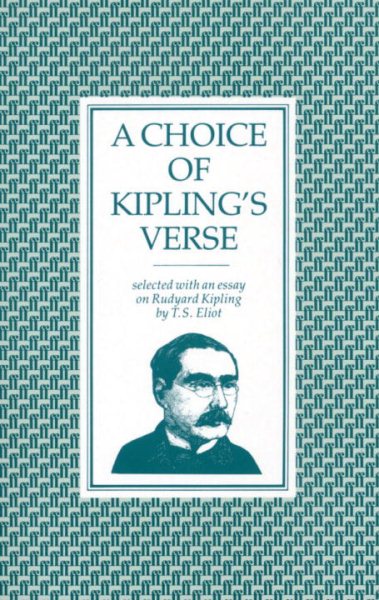 A Choice of Kipling's Verse cover