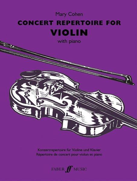 Concert Repertoire for Violin (Faber Edition: Concert Repertoire) cover