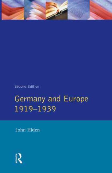 Germany and Europe 1919-1939 cover