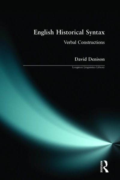 English Historical Syntax (Longman Linguistics Library) cover