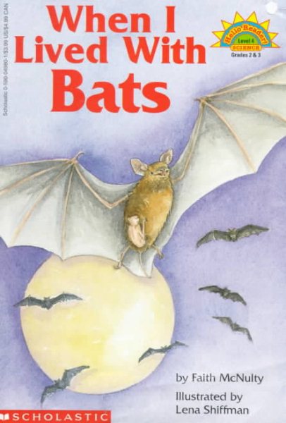 When I Lived with Bats (level 4) (Hello Reader) cover
