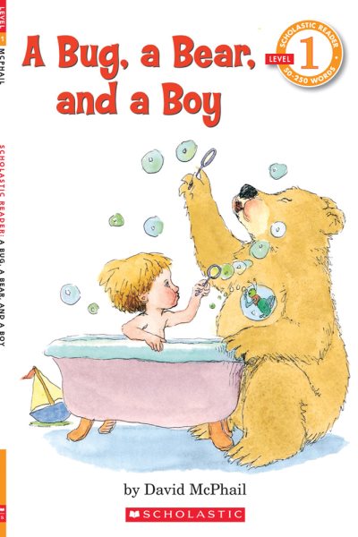 A Bug, a Bear, and a Boy (Scholastic Reader, Level 1) cover