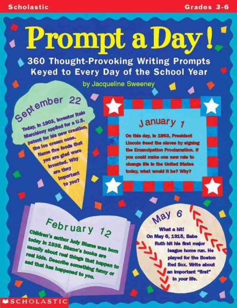 Prompt-a-Day! (Grades 3-6) cover