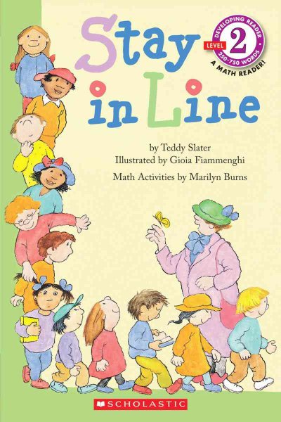 Stay in Line (Hello Math Reader, Level 2, Kindergarten-Grade 2) cover