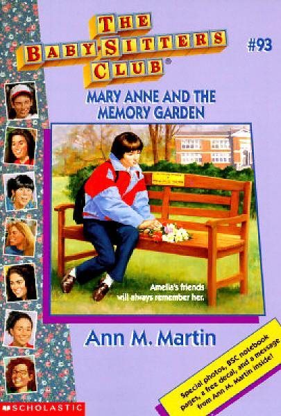 Mary Anne and the Memory Garden (Baby-sitters Club) cover