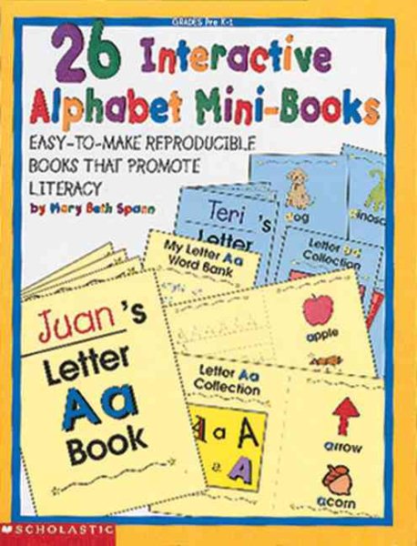 26 Interactive Alphabet Mini-Books (Grades PreK-1) cover