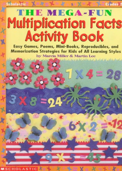 The Mega-Fun Multiplication Facts Activity Book (Grades 2-5) cover